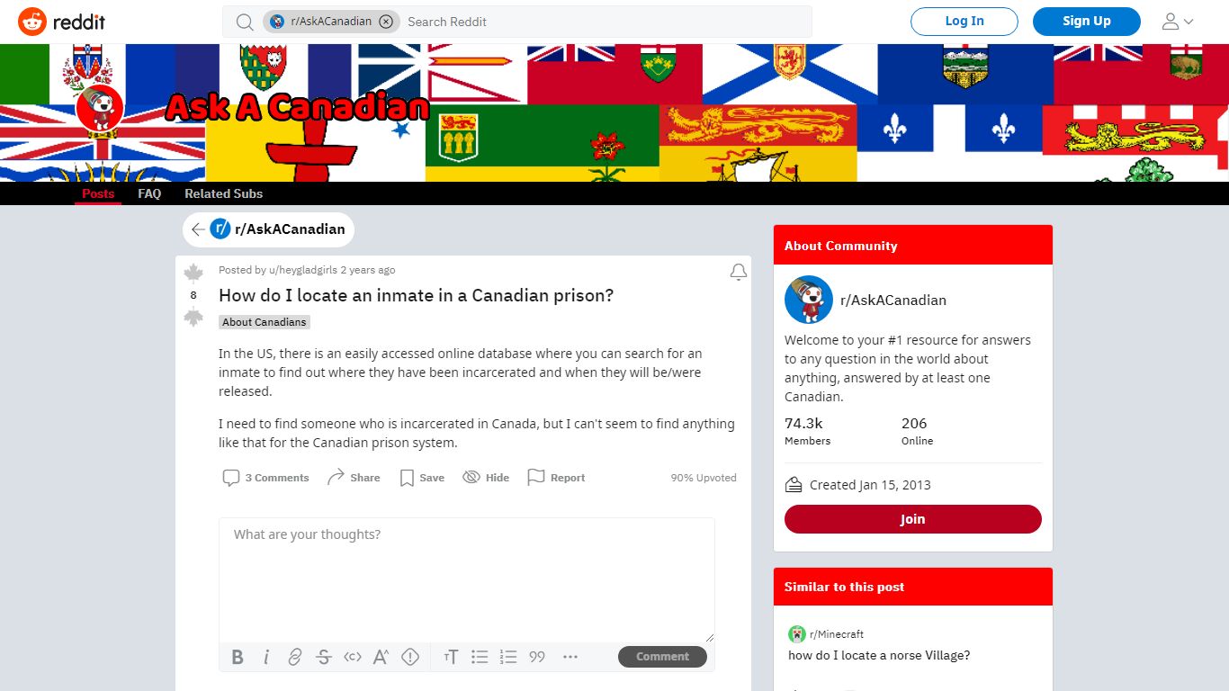 How do I locate an inmate in a Canadian prison? : AskACanadian